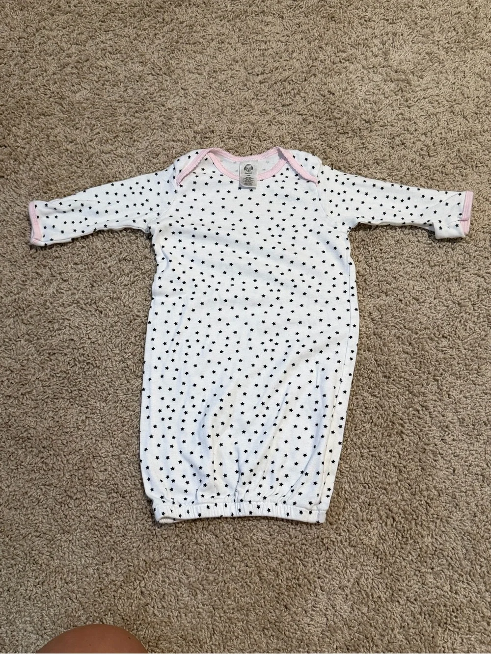 Baby Girl Long Sleeve Sleepers 3-Piece Set, Pullover, Mixed Pattern 0-6 months